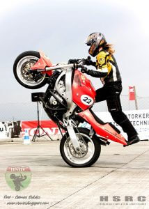 Lelkes Réka stuntriding versenyző