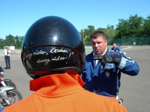 Horváth Miklós motoros rendőr