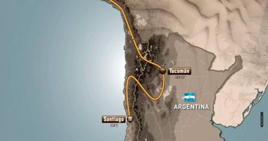 2013 Dakar Rally route map