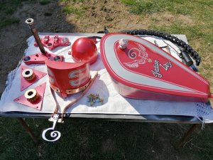 Indian Larry motor Berci Custom Cycles