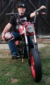 Indian Larry motor Berci Custom Cycles