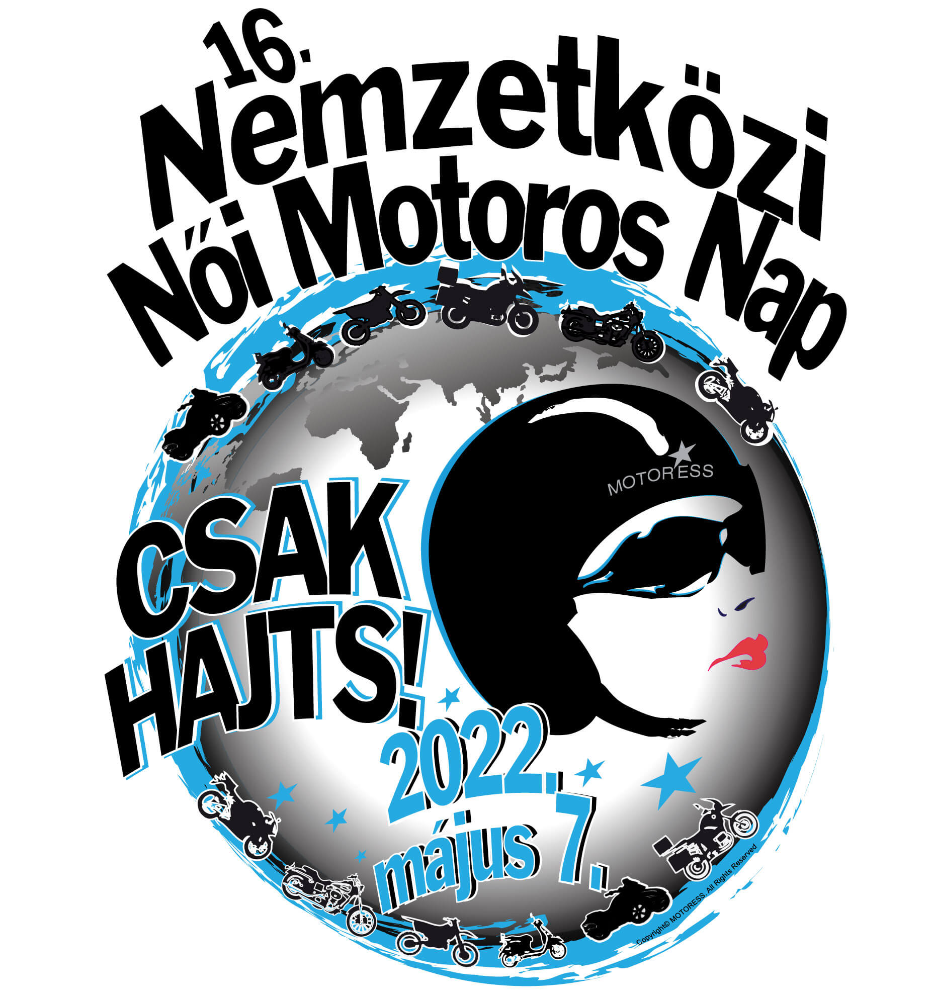 16. Nemzetközi Női Motoros NAp 2022 május 7.