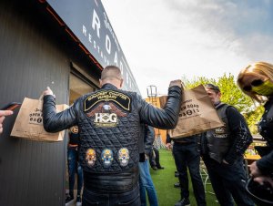 Harley-Davidson Budapest Chapter ételadomány