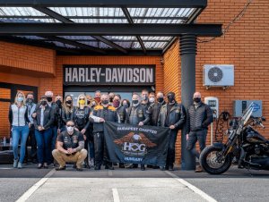Harley-Davidson Budapest Chapter ételadomány