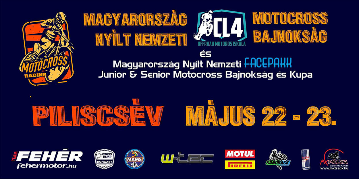 Magyarország Nyílt Nemzeti CL4 Motokrossz bajnokság Piliscsév 2021 május 22-23