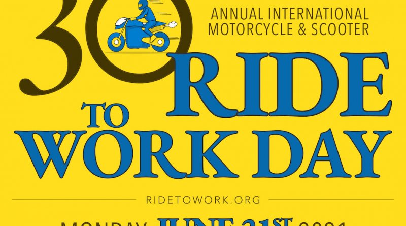 30. Ride to work day - motorozz munkába nap 2021