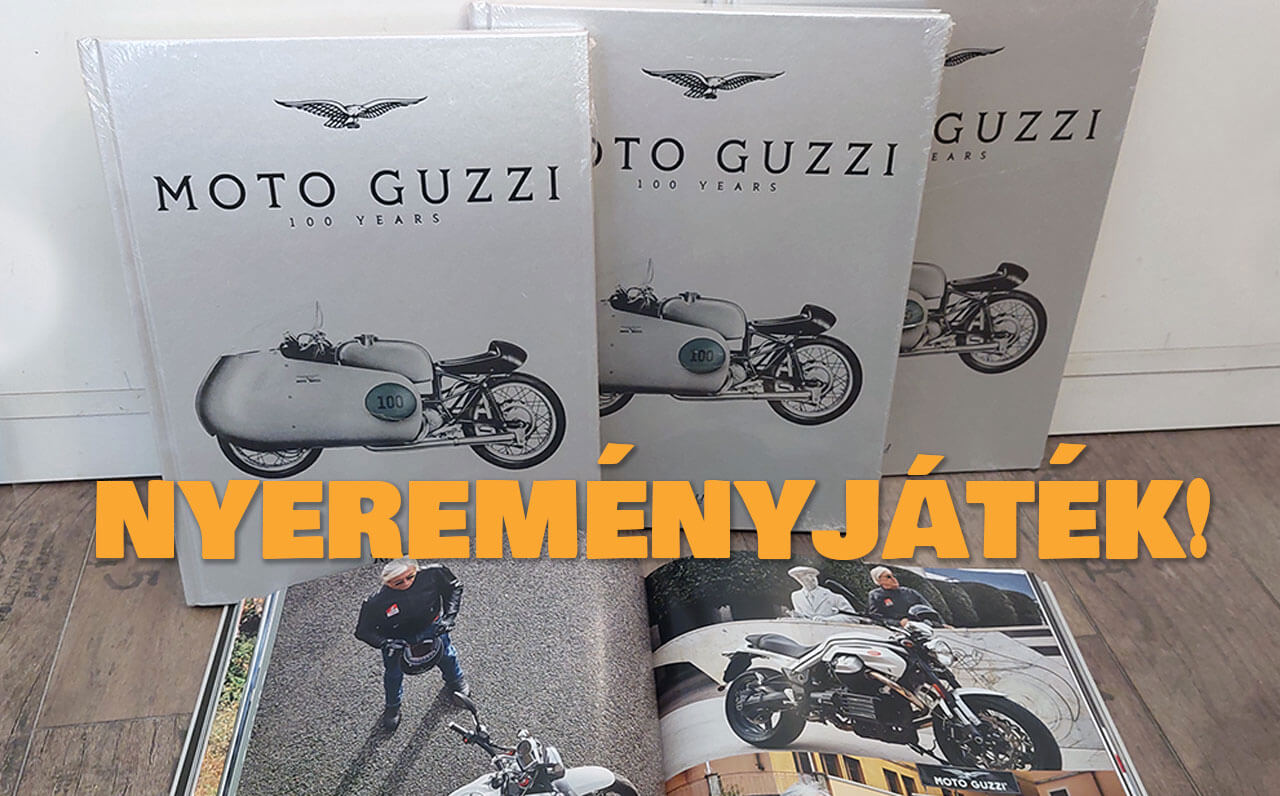100 éves a Moto Guzzi nyereményjáték