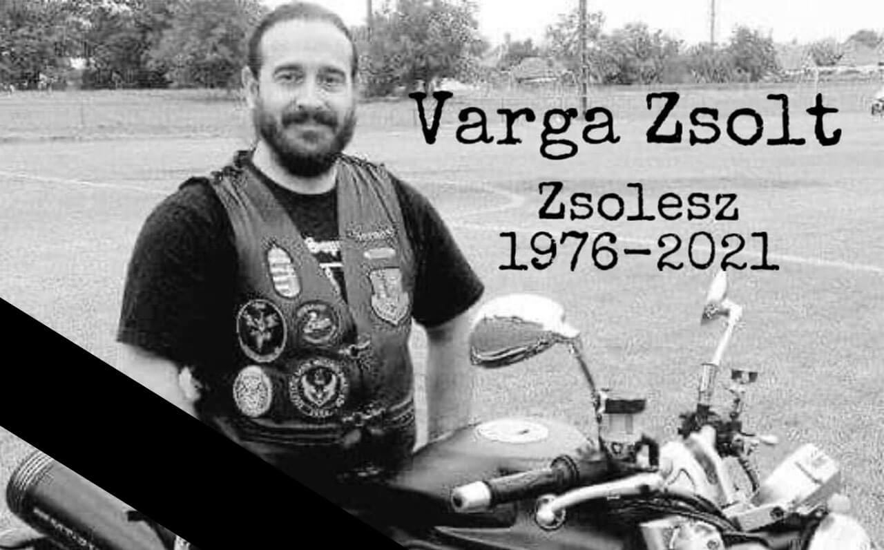 Varga Zsolesz temetése Országutak Lordjai Motoros Baráti Kör Sopron