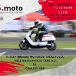 2. Elektromos motoros találkozó, vezetéstechnikai tréning és családi nap