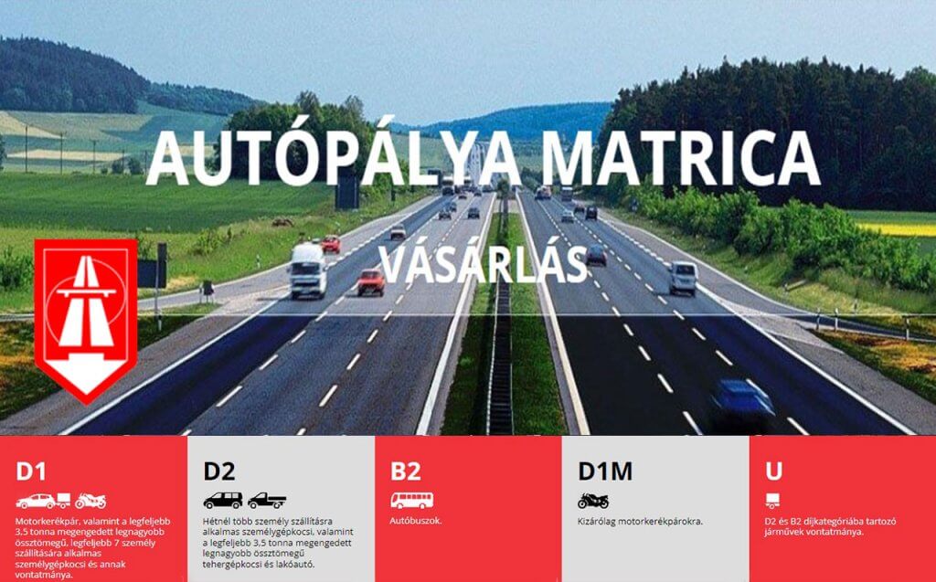 Autópáéya matrica online elővásárlás