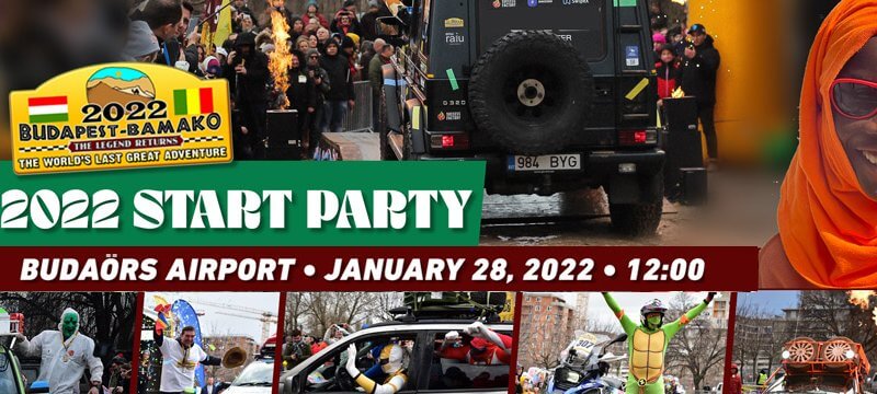 Budapest-Bamako 2022 Start Party