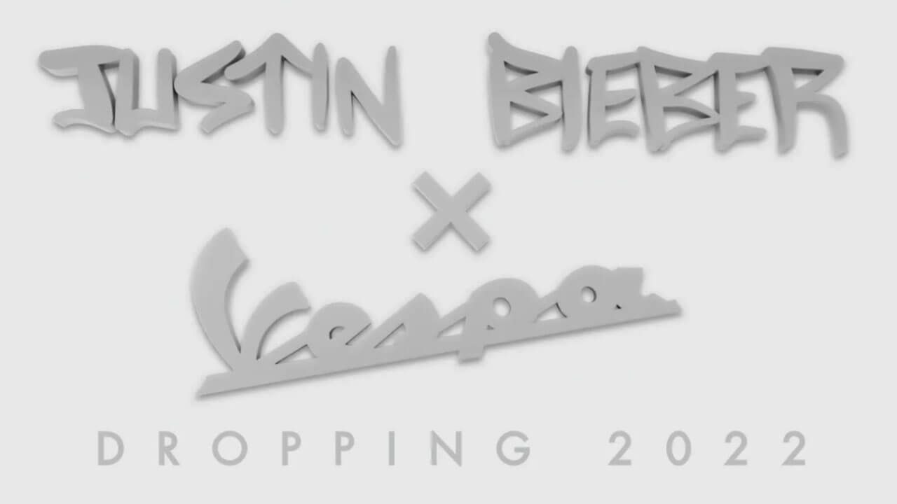 Justin Bieber Vespa Együttműködés 2022