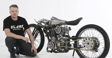 Dima Golubchikov Zillers Garage in Moszkva motorépítő világbajnok
