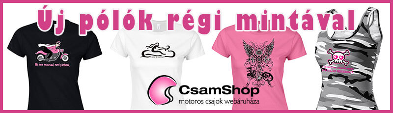 Új pólók a CsamShop motoros webáruházban