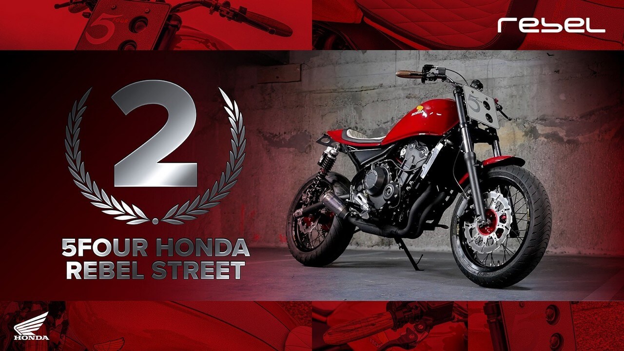 Honda Customs 2022 másodikhelyezett 5Four Honda rebel Street