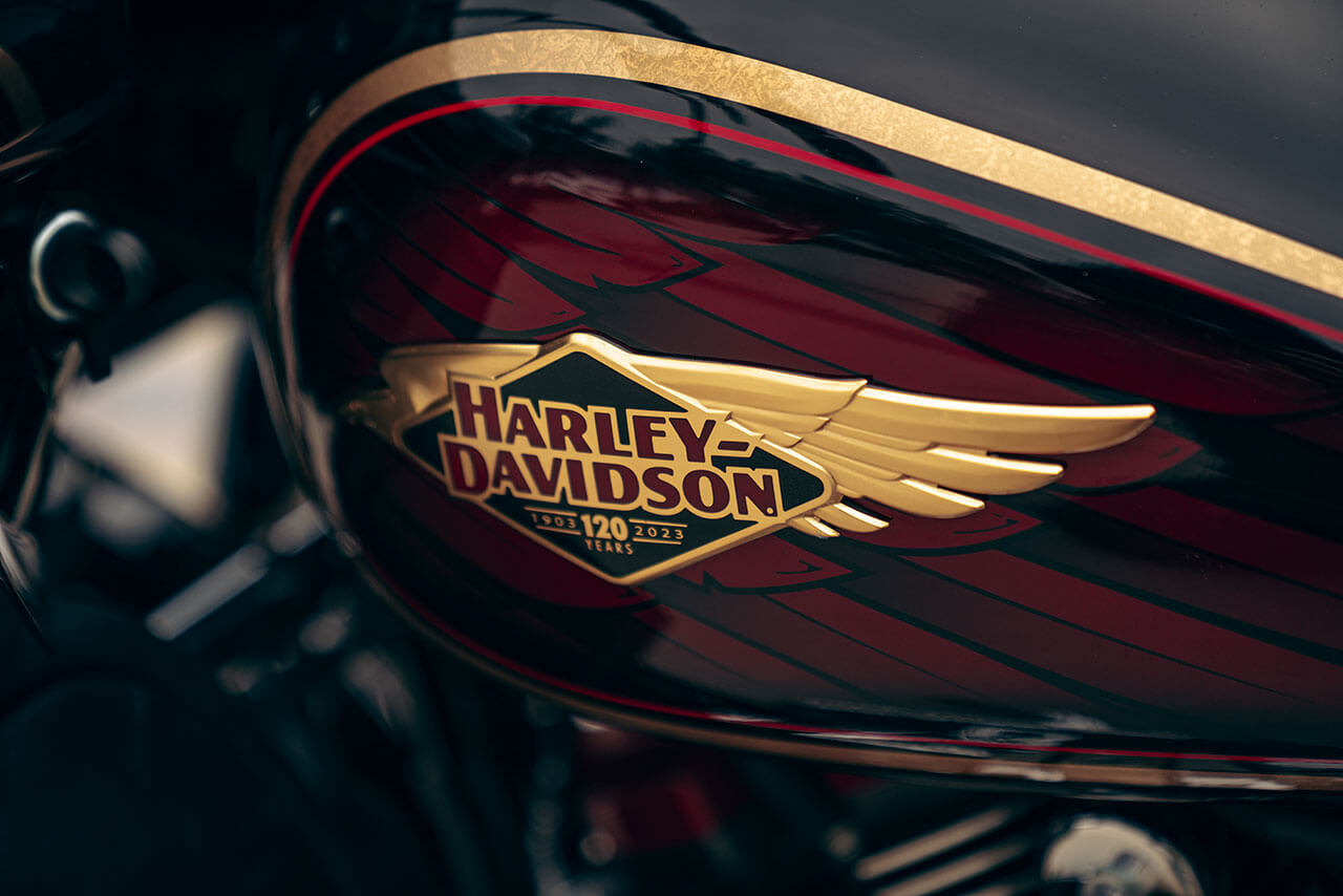 Harley Davidson 2023 120 evfordulos fenyezes