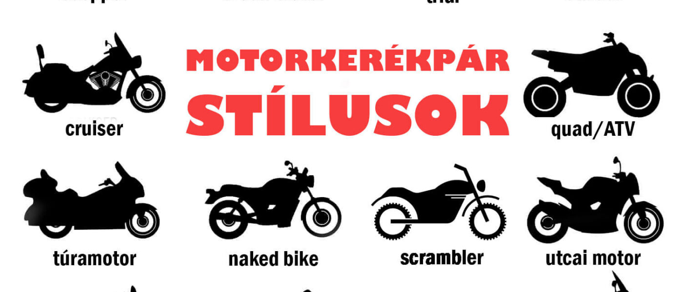Motorkerékpár stílusok motorkerékpár fajták