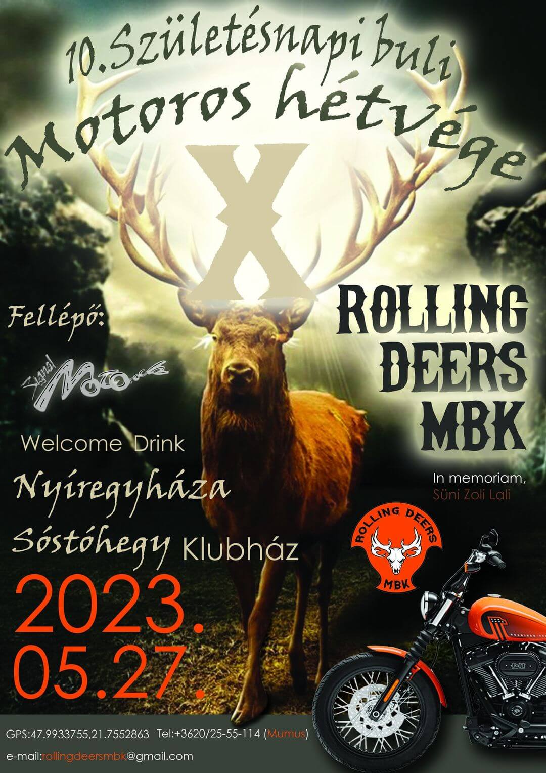 Rolling Deers MBK 10. születésnapi buli