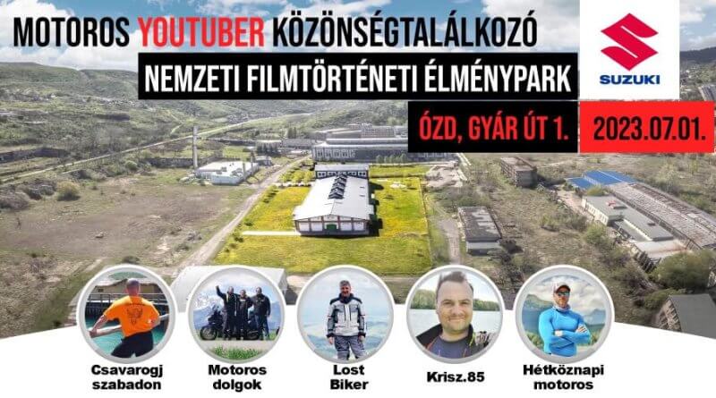 Motoros YouTuber közönségtalálkozó - NFÉ - 2023.07.01.