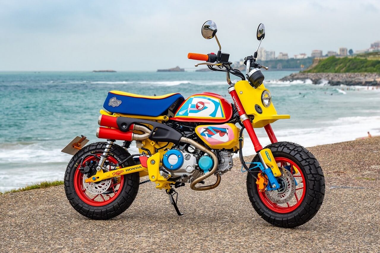 Épített Honda minimotorok a Wheels and Waves fesztiválon 2023