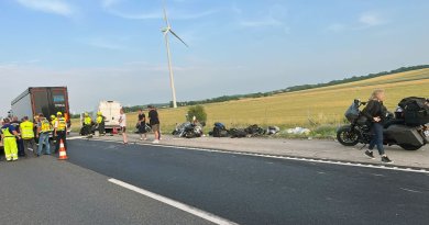 Francia motorosok balesete az M1-es autopályán
