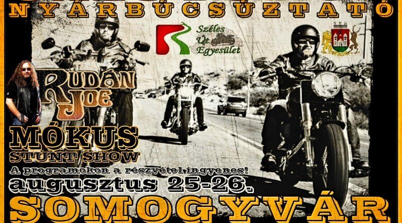 AUG. 25., 16:00 – AUG. 26., 20:00 Motoros nyárbúcsú Mókussal SOMOGYVÁR somogyvár