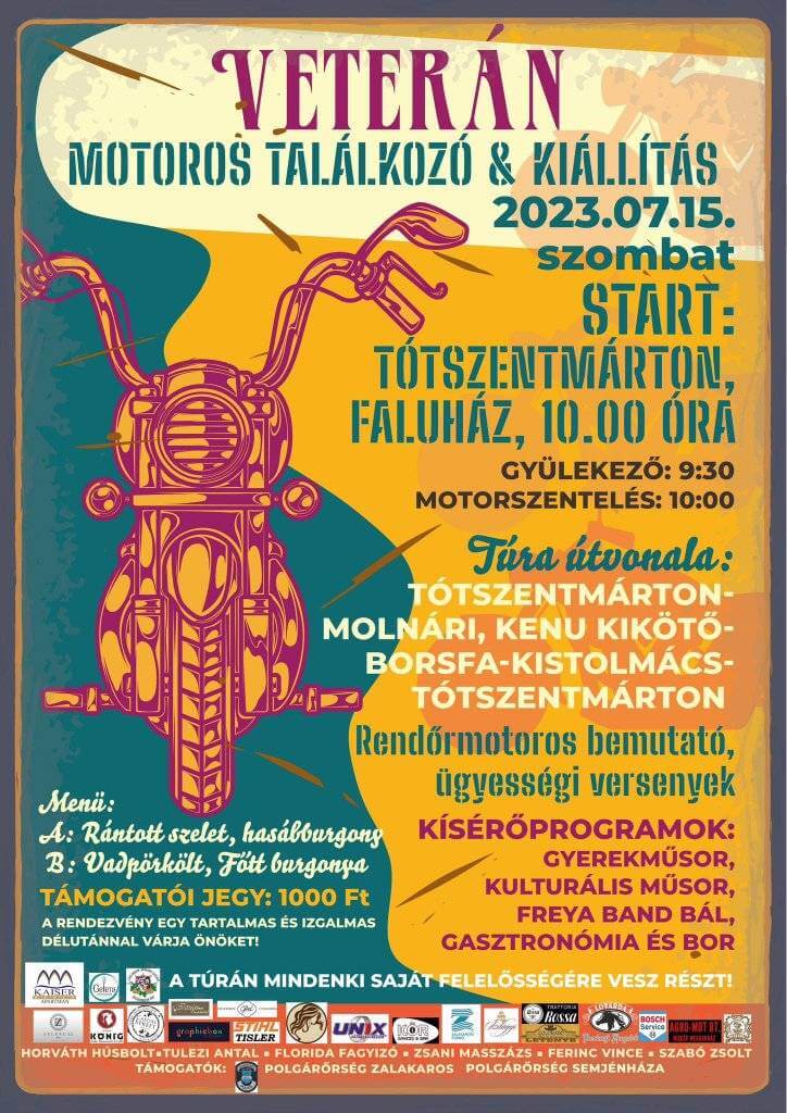 Veterán motoros találkozó & kiállítás