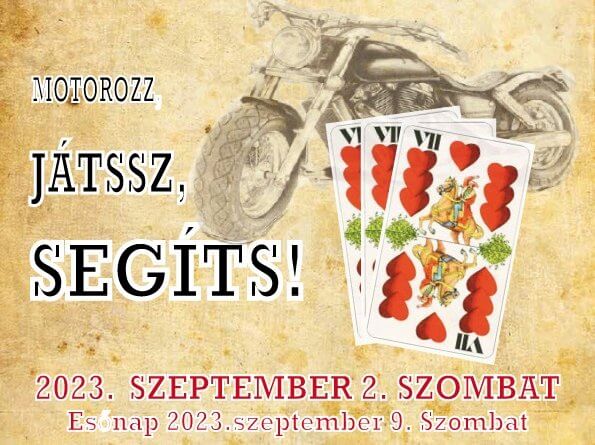 X. Jubileumi Snóbli Motoros Túra és játék 2023 szeptember 2-án lesz megtartva.