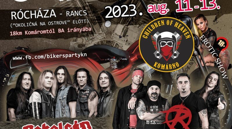 AUG. 11., 12:00 – AUG. 13., 19:00 III. Bikers party 2023 Okoličná na Ostrove 766, 946 13 Okoličná na Ostrove