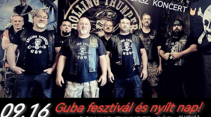 Rolling Thunder Göd Guba fesztivál és nyílt nap 2023 szeptember 16, klubház