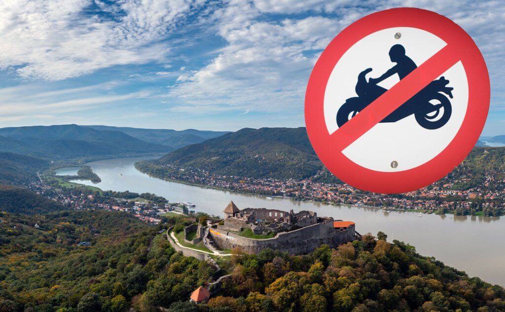 Több ezer motoros demonstrált Visegrádon 2023. augusztus 26-án