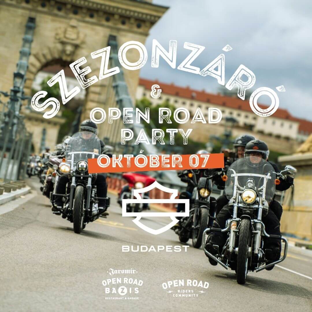 Harley-Davidson Szezonzáró & Open Road Party | 2023. október 7.