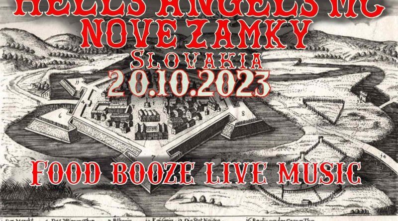 Hells Angles MC Nové Zámky 10 years party 2023 október 20