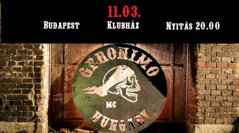 Geronimo MC Budapest Nyílt nap 2023 november 3.
