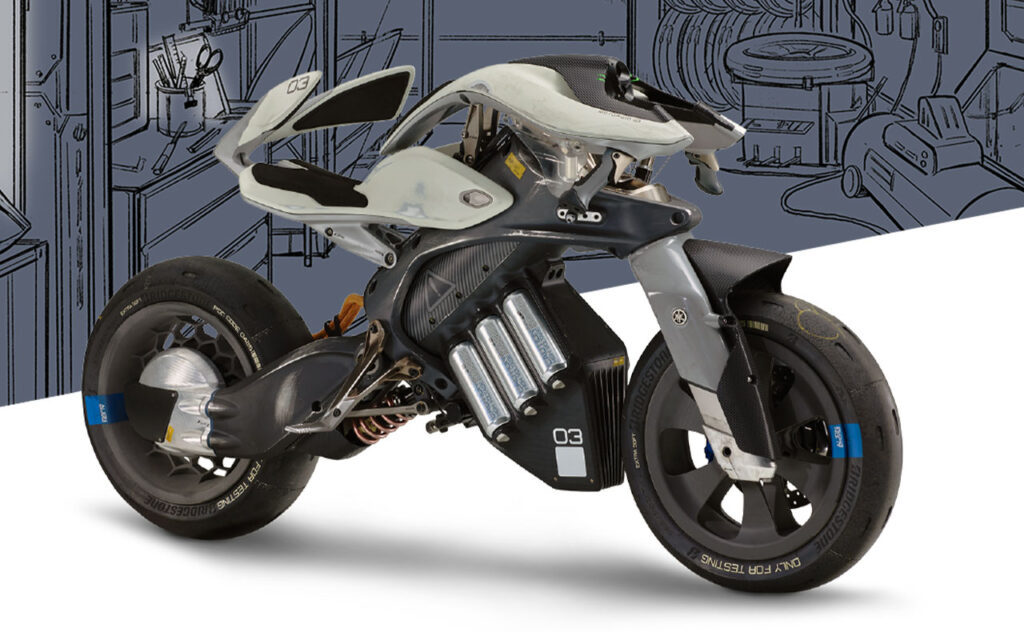 Motoroid a Yamaha önvezető motorkerékpárja