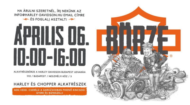 Harley-Davidson Budapest alkatrész börze 2024 április 6.