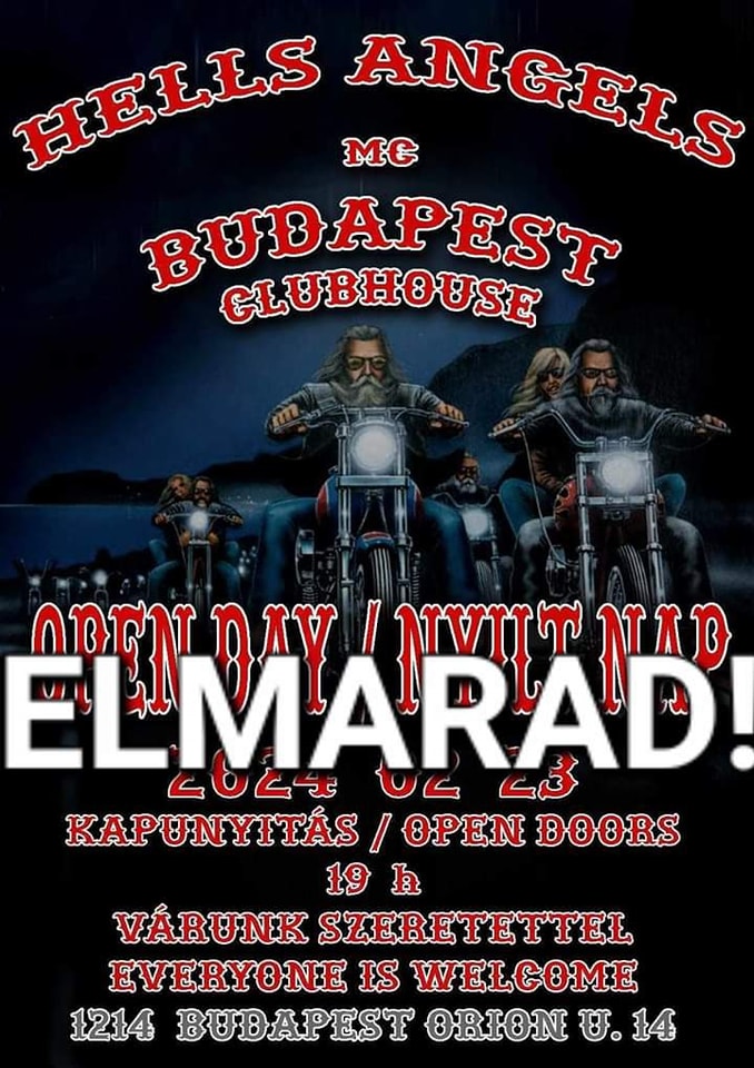 ELMARATD! - Hells Angels MC Budapest Nyílt nap