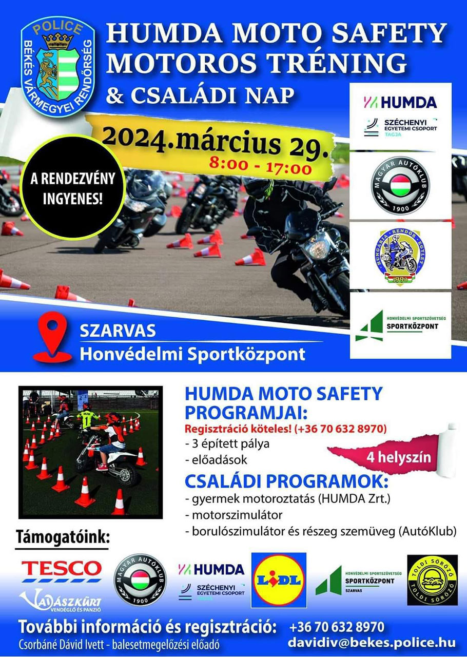 HUMDA Moto Safety családi nap