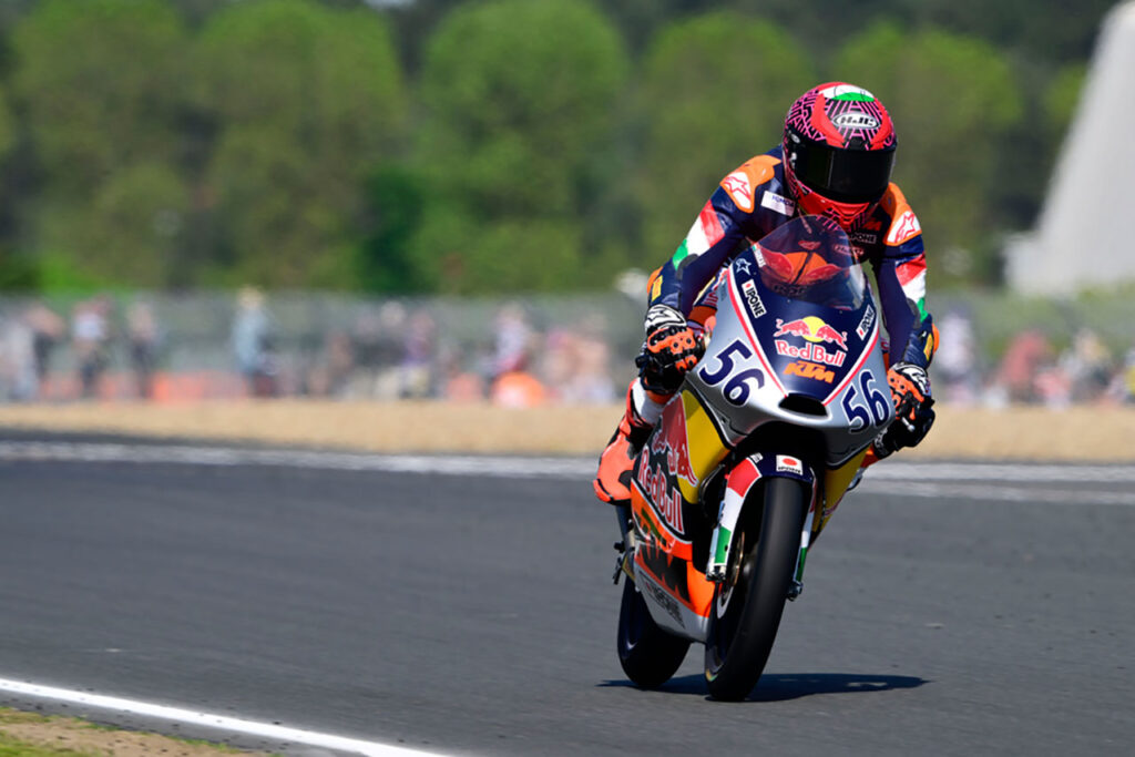 Farkas Kevin Le Mans-ban, a Red Bull Rookies Cup