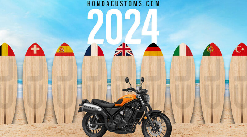 16 átépített CL500-zal érkezik a 2024-es Wheels and Waves fesztiválra a Honda
