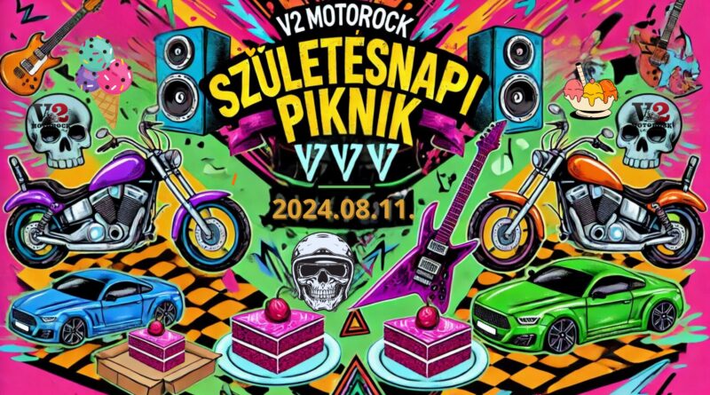 V2 Motorock Cukrászda 3. Születésnapi Piknik