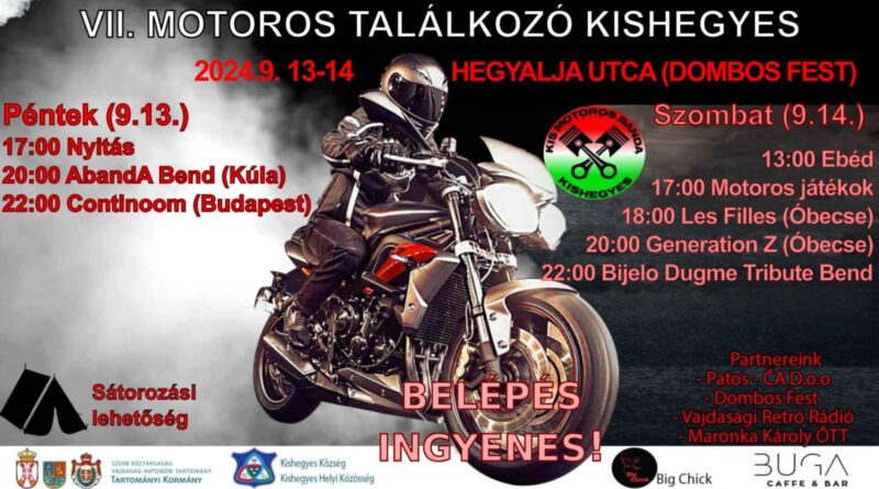 VII. Motoros Találkozó 2024. szeptember 13-14.