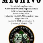 Gödöllői Belvárosi Napok Motoros rendezvény