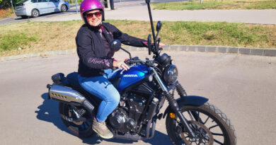 Honda CL 500 Scrambler tartós teszt Patty Floridából