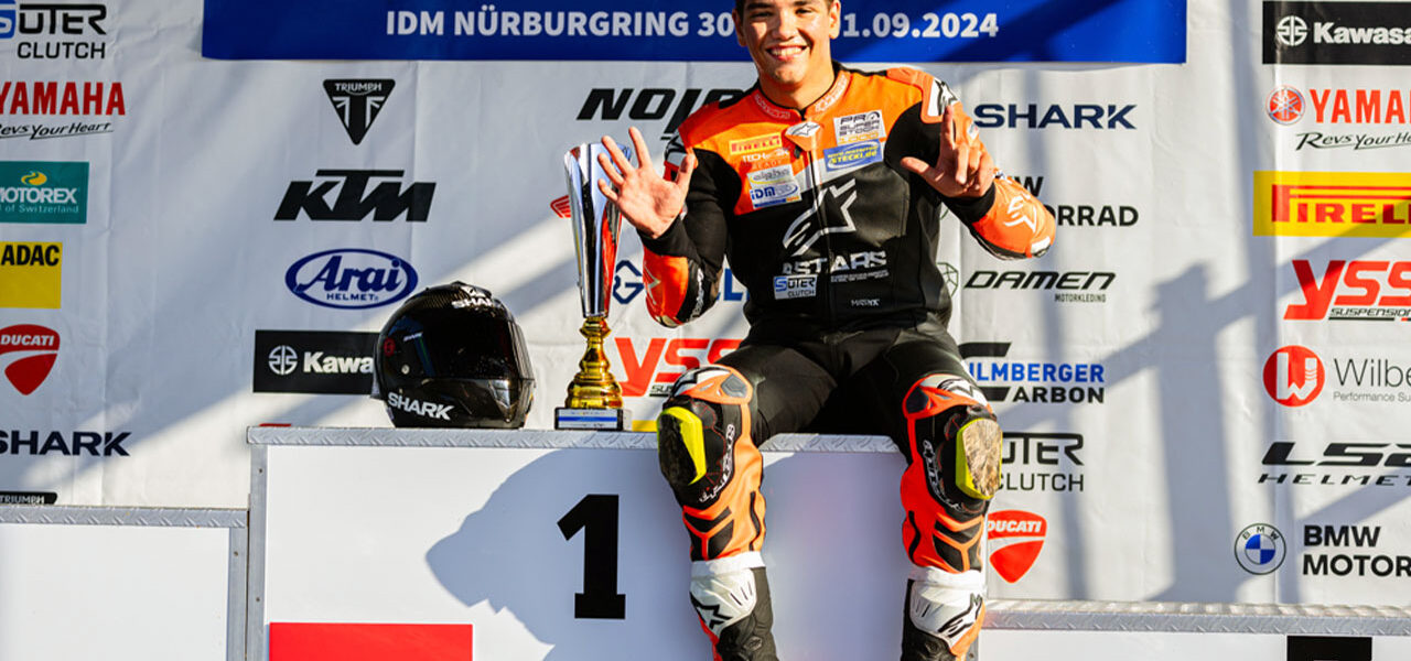 Görbe Soma IDM Pro Superstock 1000 bajnok 2024 Nürburgring