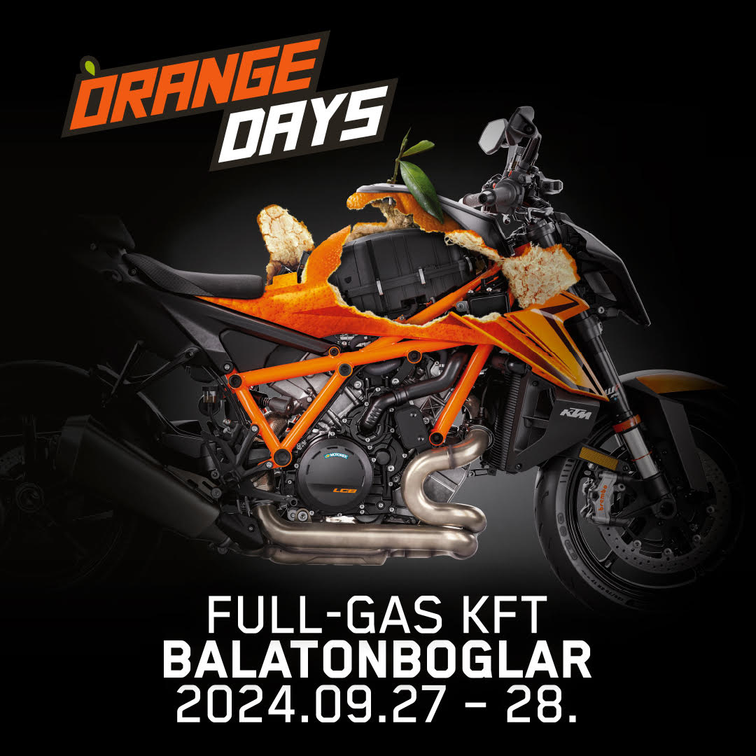 Orange Days Full-Gas tesztnap