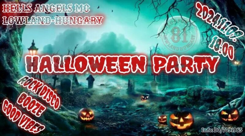 HAMC Lowland Hungary Halloween Party 2024 november 9.