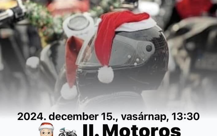 II. Motoros Mikulás felvonulás 2024 december 15 Monor