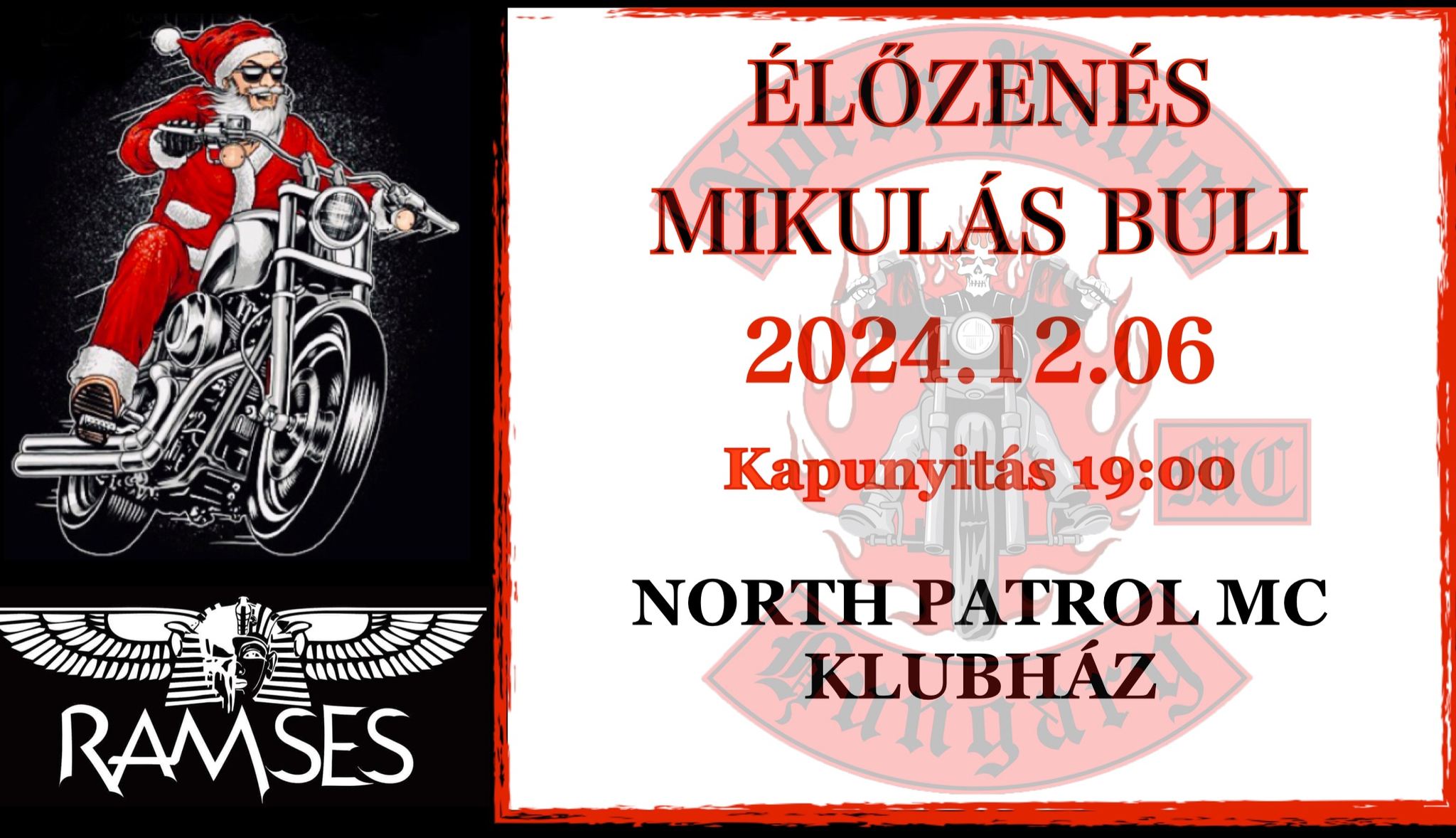 North Patrol MC Mikulás Buli