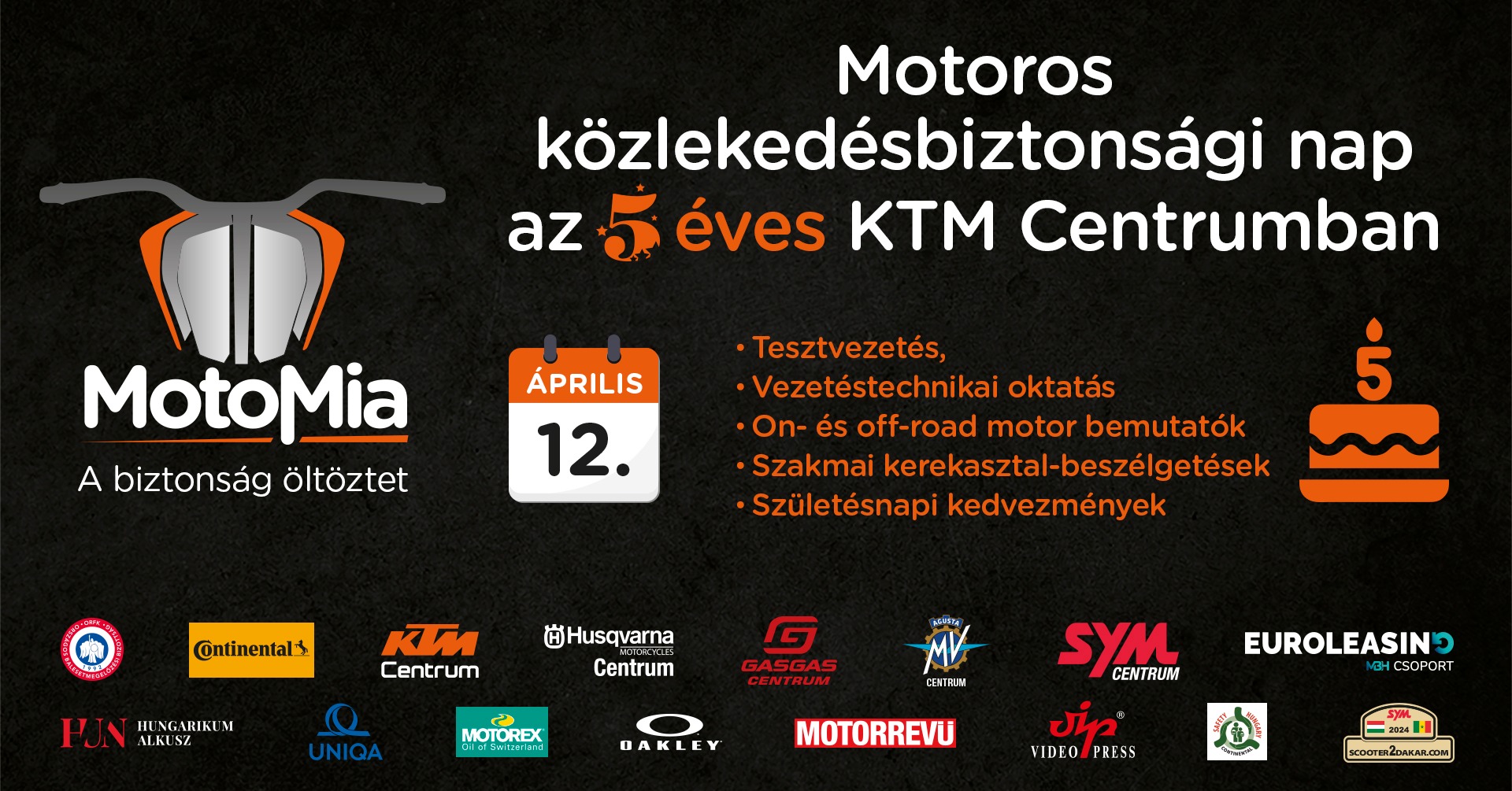 MotoMia 2025 - Motoros közlekedésbiztonsági nap